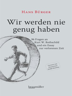 cover image of Wir werden nie genug haben